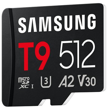 Samsung T9 512GB 512G microSD 200MB/s 4K U3 MB-MH512T 手機 記憶卡