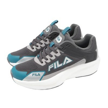 Fila 慢跑鞋 Carat 男鞋 灰 綠 緩衝 運動鞋 斐樂 1X926Z446