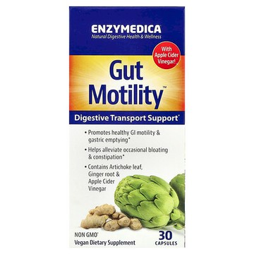 Enzymedica, Gut Motility，消化輸送幫助，30 粒膠囊