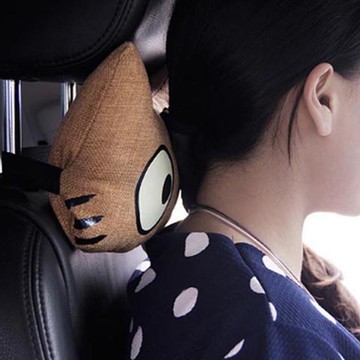 大眼貓車用頸枕超萌超療癒