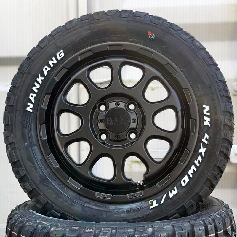 マッドタイヤ ハイゼット トラック ジャンボ S500P S510P タイヤホイールセット 14インチ 新品 4本 ナンカン FT9  165/65R14 ホワイトレター リフトアップ | LINEショッピング