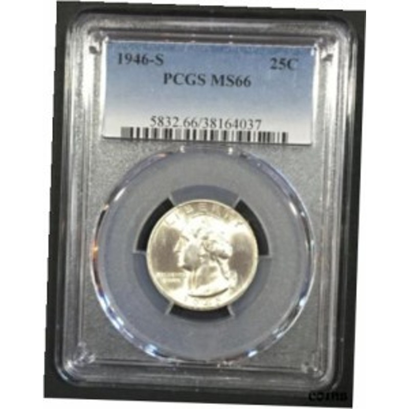 品質保証書付】 アンティークコイン NGC PCGS 1946-S Washington