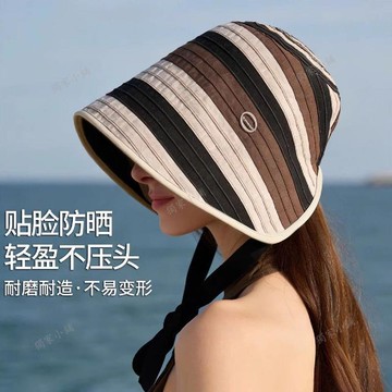 💖臺灣出貨💖漁夫帽子女2026新款春夏大檐防紫外線遮陽帽蛋卷太陽帽百搭防曬帽04ak