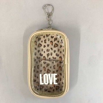 【100 Life Japan Can Do】平成復古風-豹紋曬娃包米色(1入)