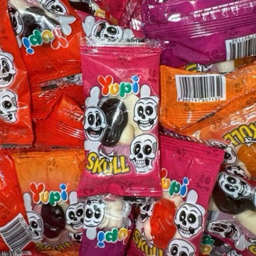 【粿女兒商行】 ??現貨 Yupi 呦皮骷髏頭造型軟糖 萬聖節造型軟糖