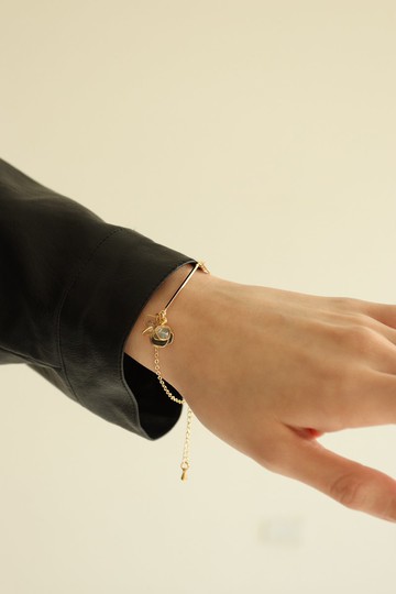 沒有畏懼勇敢向前/手鍊可自己選字母