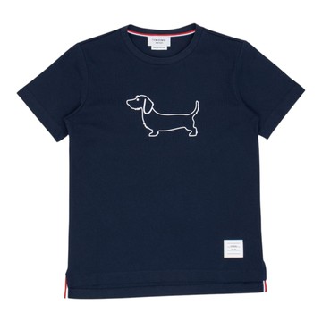 THOM BROWNE Kids BK 短袖T恤