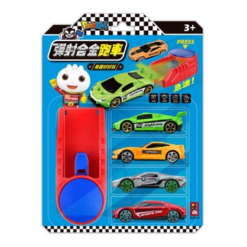 FOOD超人彈射合金跑車