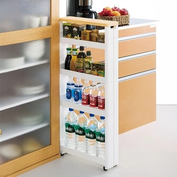 FUDOGIKEN不動技研 FIT系列 間細收納車/收納架(附滾輪)  F-2543  97.4 x 55 x 12.5cm