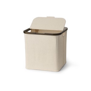 GUDEE AKORE加蓋收納籃正方形 棉殼白