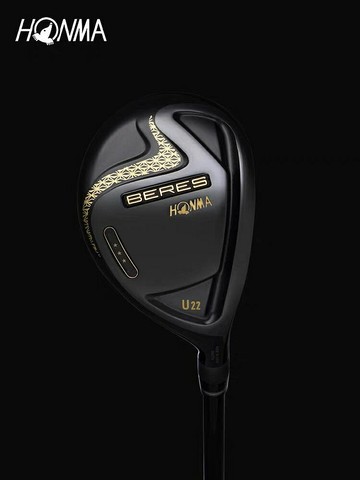 高爾夫球桿 HONMA BERES 07限定黑金Ut 鐵木桿3星高爾夫球桿限定配色碳桿身