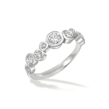 18k Gold & Diamond Cascade Ring - 0.75ct