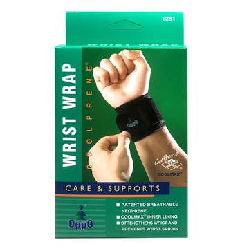 OPPO 1281 高透氣調整型腕護套 ONE SIZE 2180211  12.7～22.9cm  1個