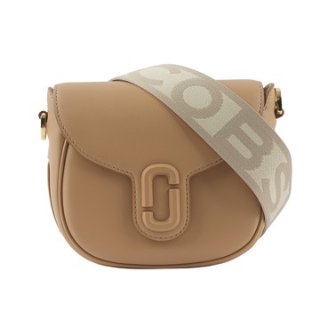 MARC  JACOBS THE MESSENGER 小款翻蓋馬鞍斜背包(駝色)