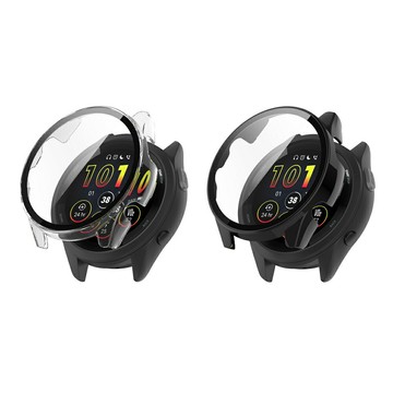 【PC+鋼化玻璃一體錶殼】適用 Garmin forerunner 165 music 手錶 保護殼 硬殼