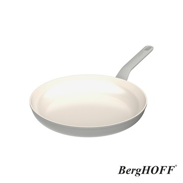 【BergHOFF貝高福】Balance陶瓷塗層不沾鍋系列_單柄平底鍋_32cm_月霧灰