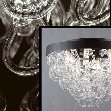 唯美造型玻璃吸頂燈 F97-51-5003 (附燈泡不保固)