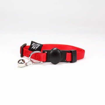 經典系列 貓兔用安全扣頸圈 紅 防止勒斃