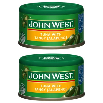 JOHN WEST 墨西哥辣椒風味鮪魚  95g  2罐