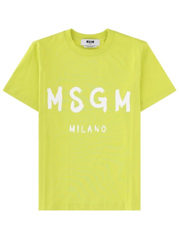 msgm t-shirt con logo