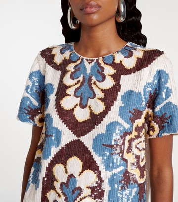 La DoubleJ Super Mini Swing sequined minidress