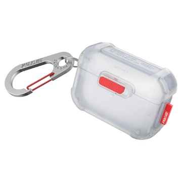 SKINARMA 未來元素耳機保護套 附掛鉤 AirPodsPro 2  1個  霧透色  SK-APP2-MECHA-GRT