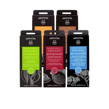 APIVITA 仙人掌滋潤面膜 (盒) 8mlx12 多款可選 希臘 公司貨－WBK 寶格選物