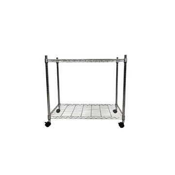 我塑我形 90 x 45 x 80 cm MIT耐重移動式萬用鐵力士鍍鉻二層收納架 置物架 鐵力士架 二層架