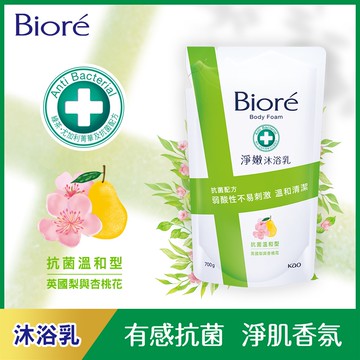 Biore蜜妮淨嫩沐浴乳英國梨與杏桃花700g