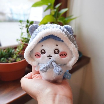 小熊帽-寶寶藍 | 娃衣 吉伊卡哇 ちいかわ Chiikawa 10cm適用