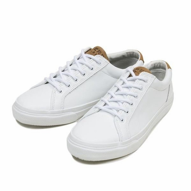 Sperry Top Sider スペリー トップサイダー ローカットスニーカー Striper Ltt Leather ストライパー Ltt レザー Sts12343 White 通販 Lineポイント最大0 5 Get Lineショッピング