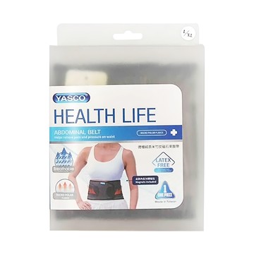 YASCO 昭惠 醫療護具 未滅菌 微植絨竹炭磁石束腹帶 #84525-A  L/XL(78~118cm)  1個