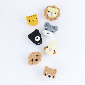 可愛動物 造型別針 磁鐵 吊飾