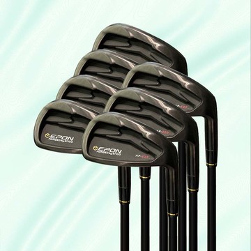 高爾夫球桿 高爾夫球桿epon AF-503黑色限量版男士鐵桿組KBS/鋼桿身軟鐵鍛造