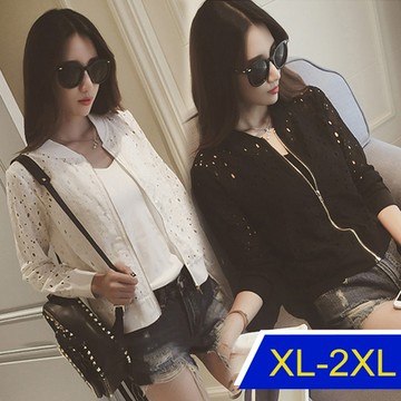 【韓國K.W.】KMM3179晶亮美人換季防曬輕薄透氣外套(防曬外套/涼感外套/短外套)