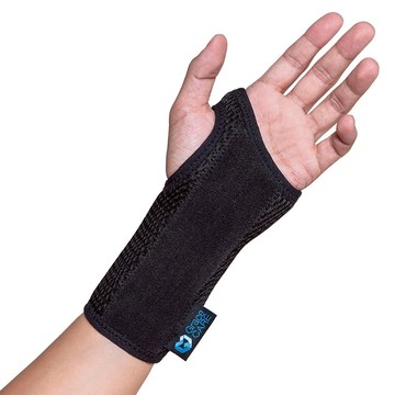 Grace CARE 手托板護腕 短版 上下支撐 台灣製造  S(14~16cm)  黑色  1個