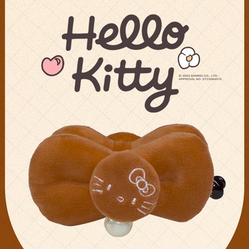 [Hello Kitty聯名款]愛的你絨我絨狂想曲香蕉夾 (泰迪咖) 髮夾BC20230