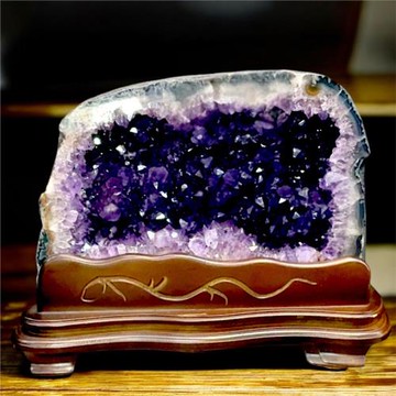 【SUMMER寶石】 藏風納氣5A帝王紫晶洞 17KG