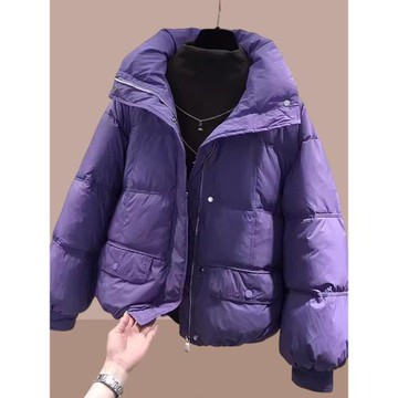 2025冬裝新款女士棉衣棉服爆款加厚夾棉外套面包服短款小個子棉襖