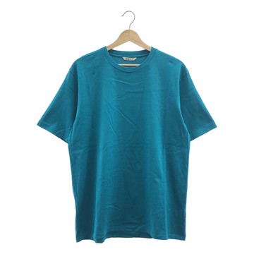 AURALEE  亮面電鍍純棉T卹 | 4碼 | 藍色 | 男士