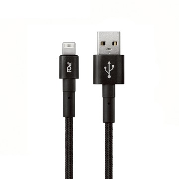 Pro'sKit 寶工 PQI iCable AL100 USB-A-Lightning 編織充電線  100cm  恆星黑 Stellar Black  1條