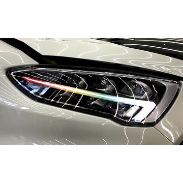 小馬汽車工坊_Ford_Focus_ACTIVE_MK4_4_5門_有色透明車燈眉_DIY燈眉貼