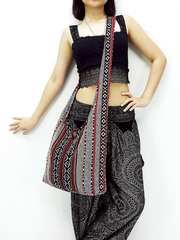 棉包、梭織包、單肩包斜挎包灰黑