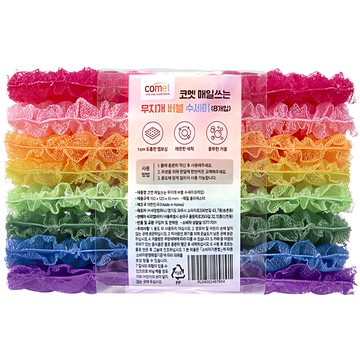 comet 每日用彩虹泡泡洗碗布 (8入)  8個  1組