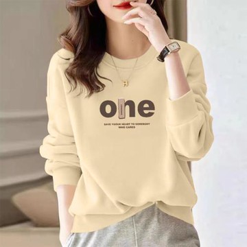 任-【10衣綾】洋氣減齡棉質大學T圓領上衣(百搭/透氣/舒適/5色可選/M-2XL/KDTQ-417)