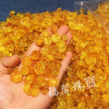 琥珀蜜蠟花 金珀花玫瑰花瓣