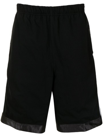AAPE BY *A BATHING APE® - side-logo reversible track shorts - men - Cotton - M - Black