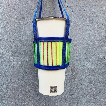 【茄芷小姐】茄芷飲料提袋 - 彩色線條