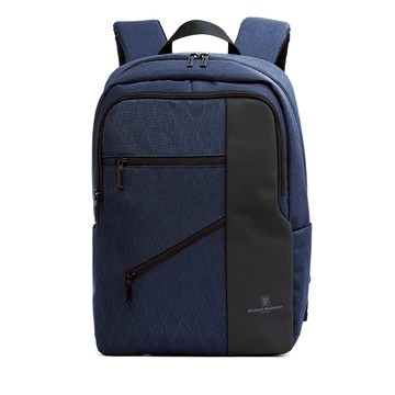 【金安德森】Ray菱格線前袋拉鍊後背包-深藍(KA194202NYF)