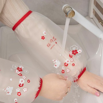 套袖女秋冬防水防油袖套男士工作做飯長 護袖廚房防臟袖頭夏季【雲木雜貨】